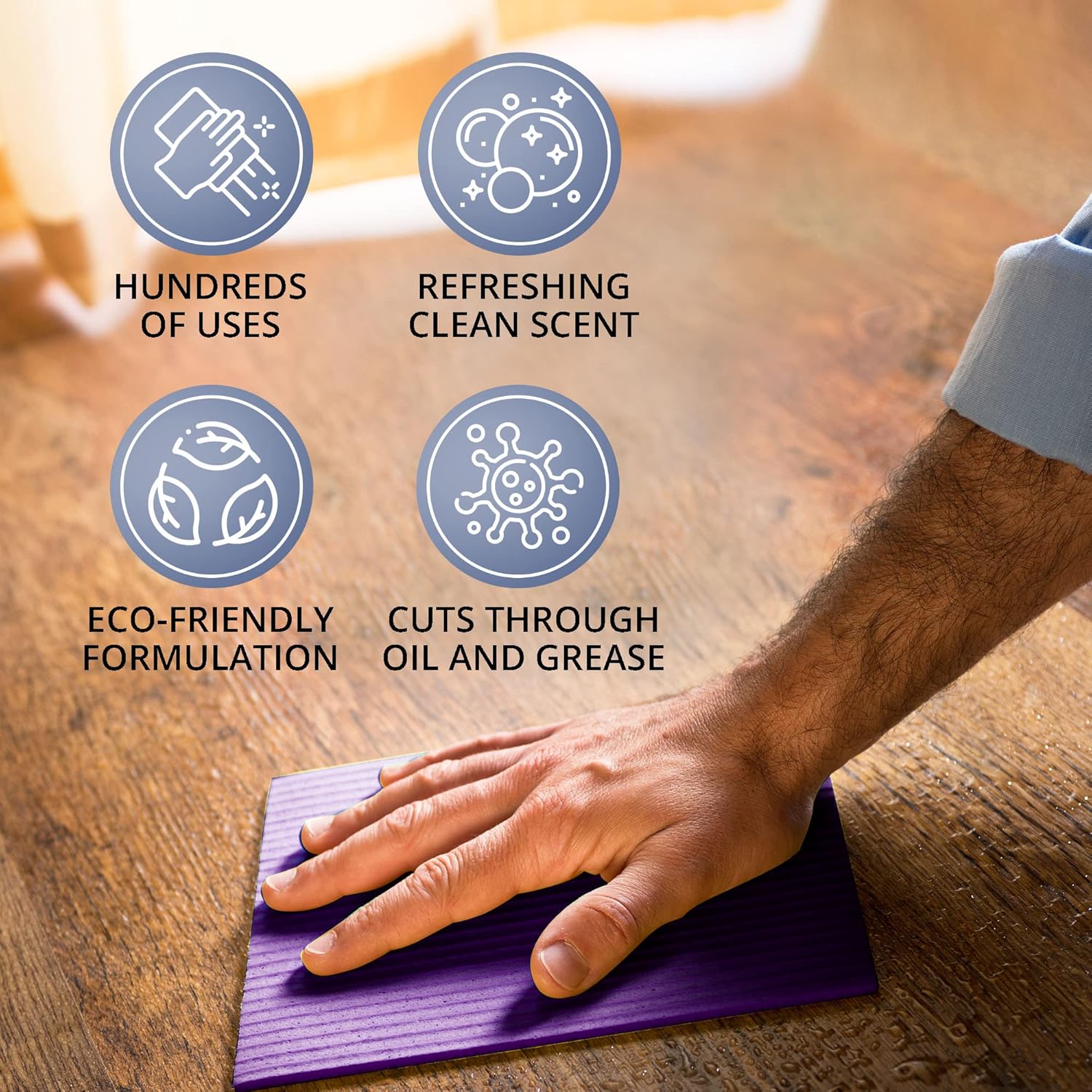 All Purpose Cleaner Concentrate - Advanage 20X The Wonder Cleaner Lavender for All Surfaces Around Bathroom, Kitchen, Oil and Grease, Multi Purpose Cleaner for Household Cleaning Solution | 32 FlOz