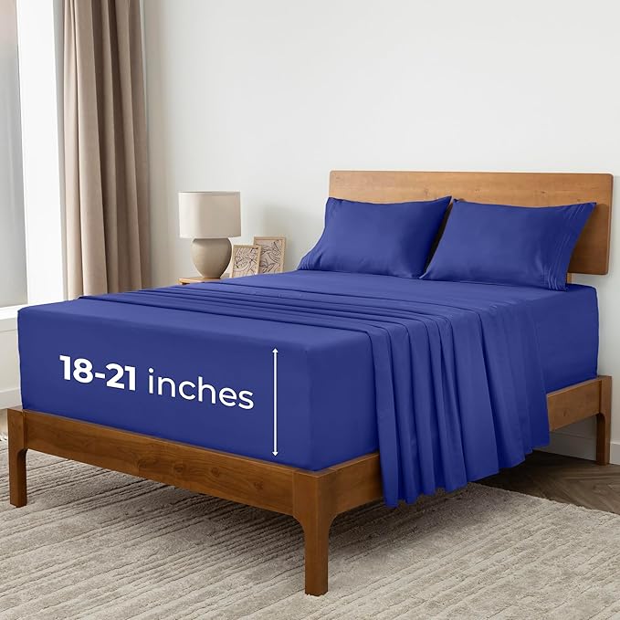 Mellanni Extra Deep California King Sheets by Mellanni