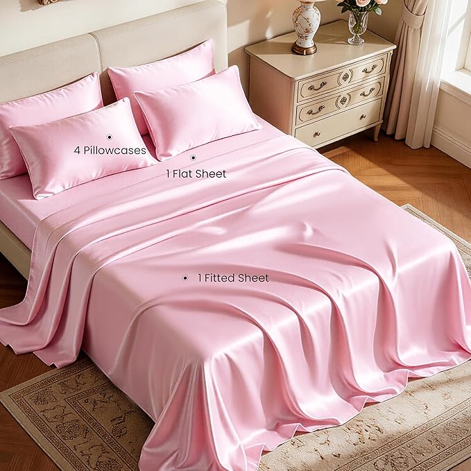 Love's cabin Satin Full Sheets Set - Image 2
