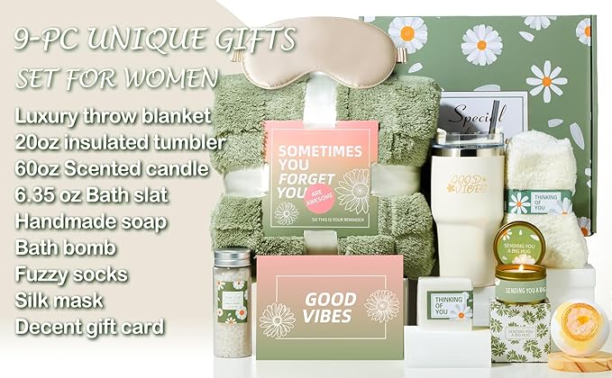 Self Care Gifts for Women：Spa Baskets · Get Well Soon, Birthday Gifts for Women - Image 9