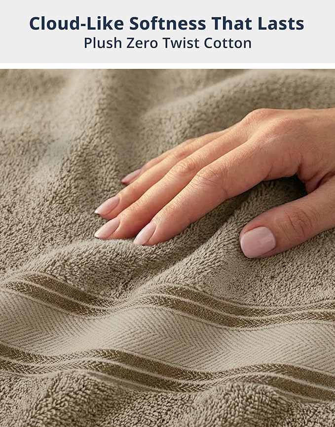 LANE LINEN Luxury Bath Towels Set - Image 3