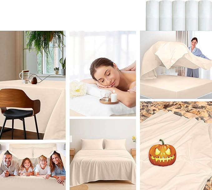 Royale Linens 100% Organic Cotton King Flat Sheet Only - Image 8