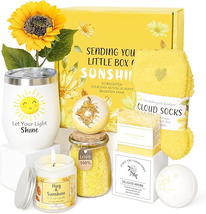 Birthday Gifts for Women, Unique Relaxing Spa Kit Gift Baskets for Women Self by SuhctuptxAccompanyUInLife