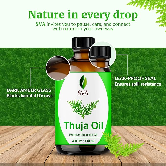 SVA Thuja Essential Oil – 4 Fl Oz – 100% Natural Thuja Oil - Image 7