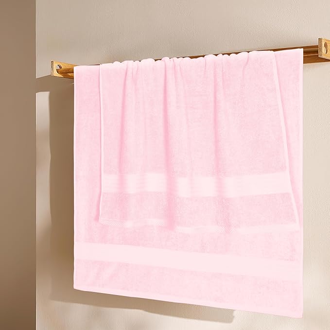 GLAMBURG Premium Cotton 4 Pack Bath Towel Set - Image 3