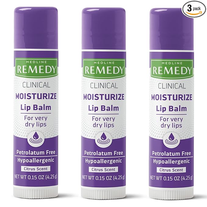 Medline Remedy Clinical Lip Balm, Citrus Scent, Moisturizing, Nutrient Rich by MedlineRemedy