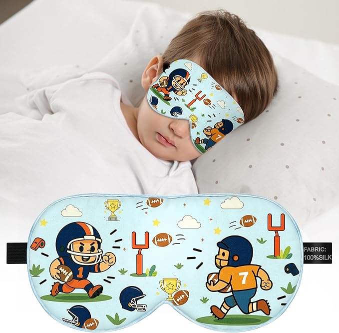 Kids Sleep Mask – 100% Mulberry Silk Eye Mask by spacepower