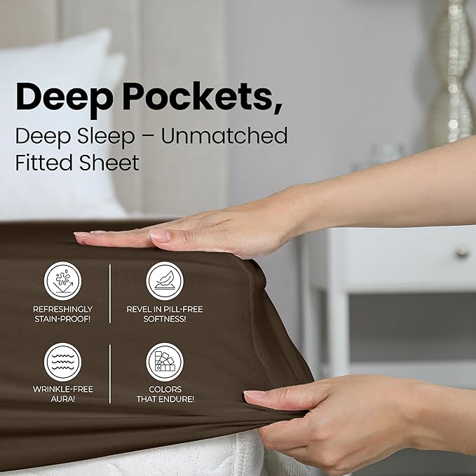Utopia Bedding Queen Fitted Sheet - Image 4