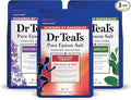 Dr Teal's Pure Epsom Salt, Eucalyptus & Wellness Trio Bundle, 3 lbs by DrTeals