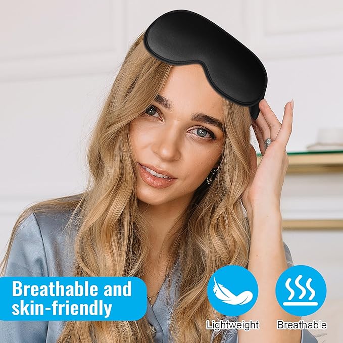 Sleep Mask, Upgraded 3D Deep Contoured Eye Mask - Image 7