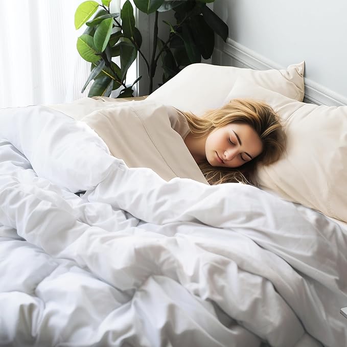 Bamboo Viscose Flat Sheets Only, 400 Thread Count Sateen Weave Full Size Flat - Image 5