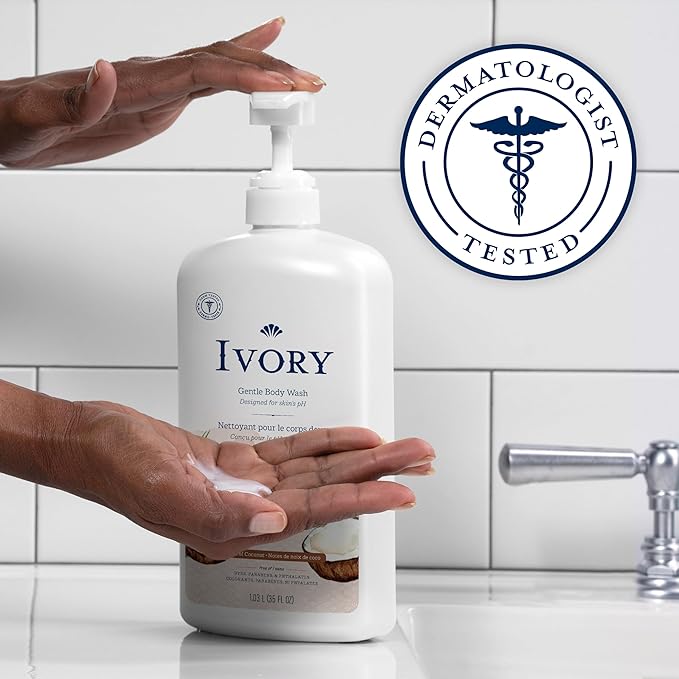 Ivory Body Wash, Designed for the Whole Family, Gentle Formula, Free of Dyes - Image 2