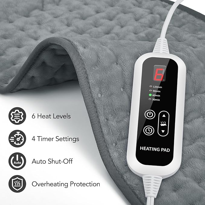 Extra Large Heating Pad for Back Pain Relief - Image 2