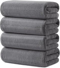 ecolook 4 Pack Microfiber Bath Towels, 31 x 63 inches Extra Large Bath Towel Set by Unknown