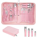 Nail Clippers Set, 26 Piece Manicure Set & Pedicure Kit, Stainless Steel by LUCK+AROUND