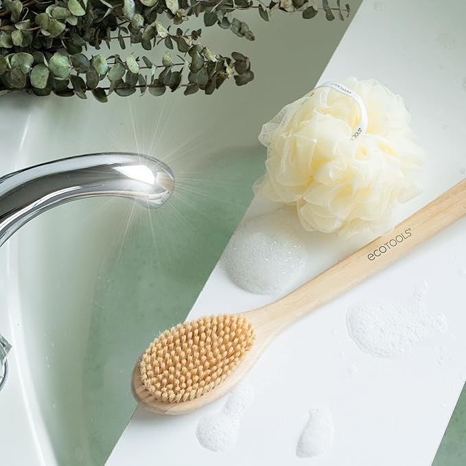EcoTools Bristle Bath Brush, Shower Body Brush - Image 7