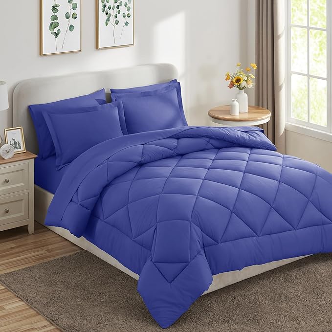 CozyLux King Size Comforter Set Very Peri - Image 9