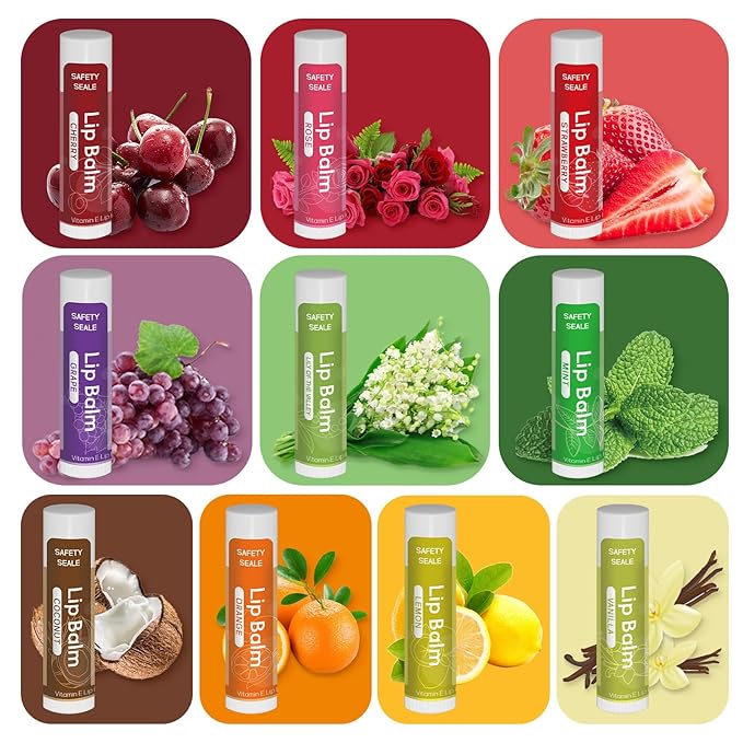 10 Pack Natural Lip Balm Bulk - Image 2