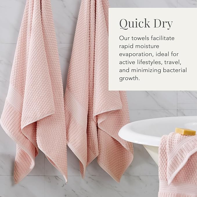 NY Loft 100% Cotton 2 Pack Bath Sheet Towel Set | Extra Large Oversize Bath - Image 2