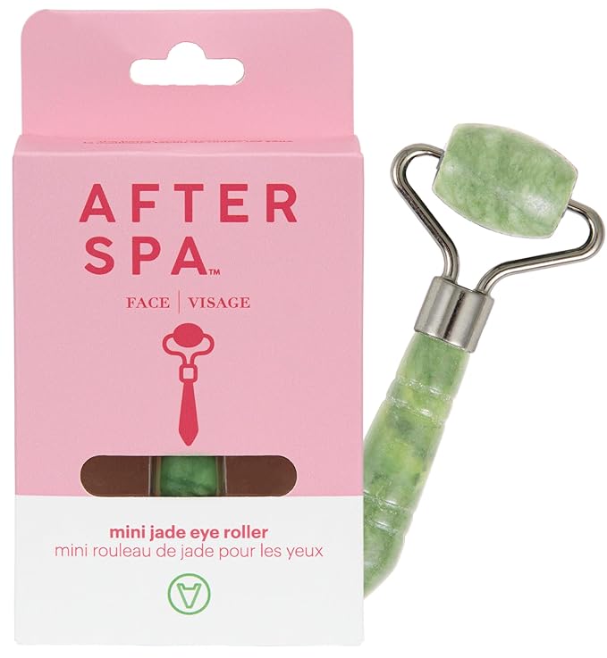 Mini Jade Eye Roller by Afterspa, Preppy Skincare, Gua Sha Facial Tools by Afterspa