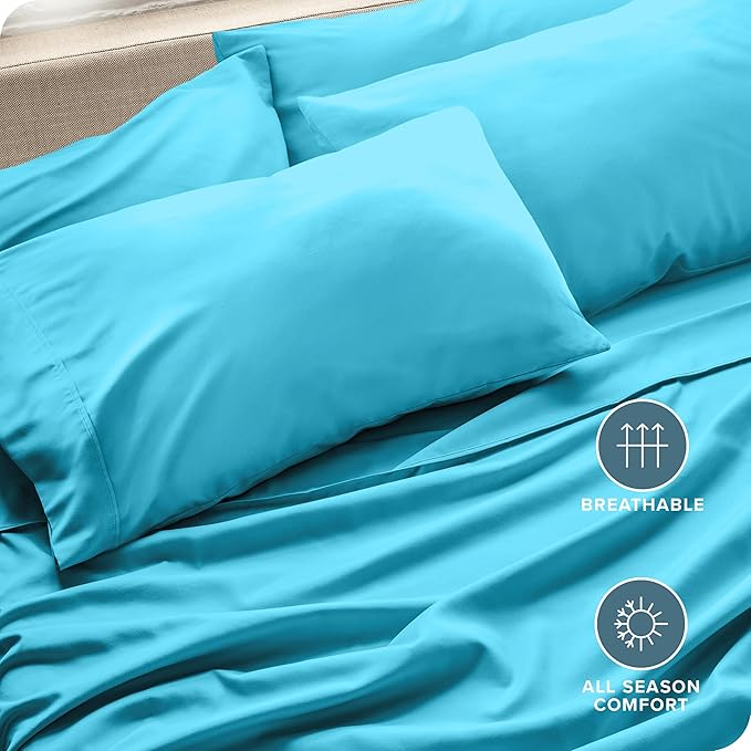 Bare Home Microfiber King Pillowcase Set of 4 - Image 5