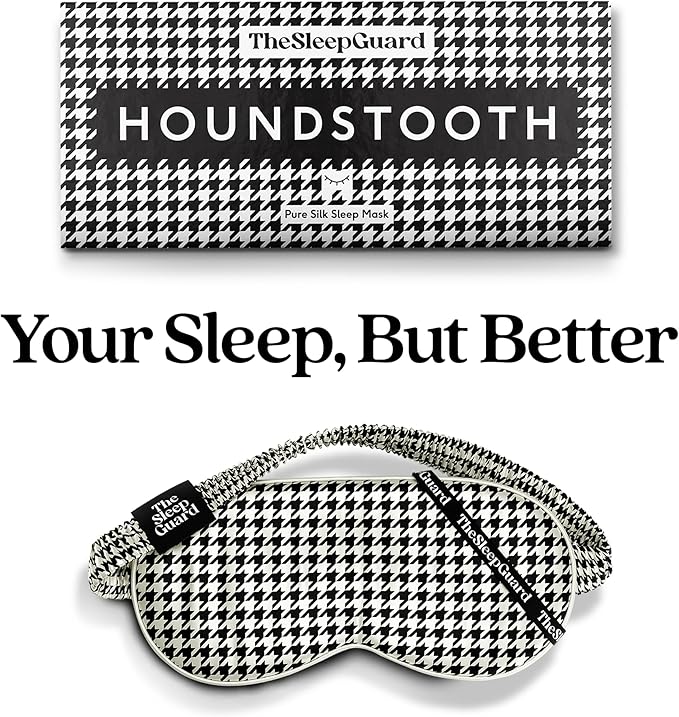 TheSleepGuard Pure Silk Sleep Mask Light Blocking Travel Essentials. Eye Masks - Image 6