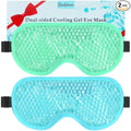 BeeVines Gel Eye Mask, 2 Pack Cooling Ice Masks by BeeVines