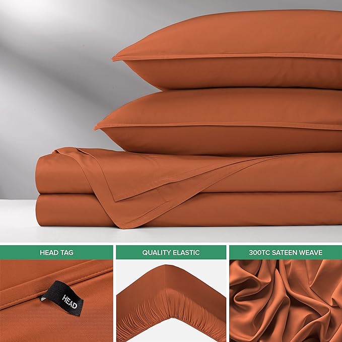 Pure Bamboo Full Sheets, Genuine 100% Organic Viscose Derived from Bamboo Bed - Image 6