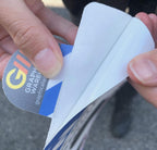 "Phones Down Heads Up" Safety Sign - Laminated Adhesive Floor Signs by Graphical Warehouse (17)