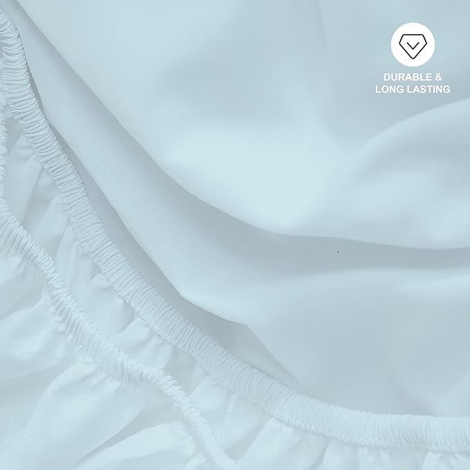 Hotella 100% Microfiber 60"x80" Queen Size Fitted Sheet Only, Hotel Quality - Image 6