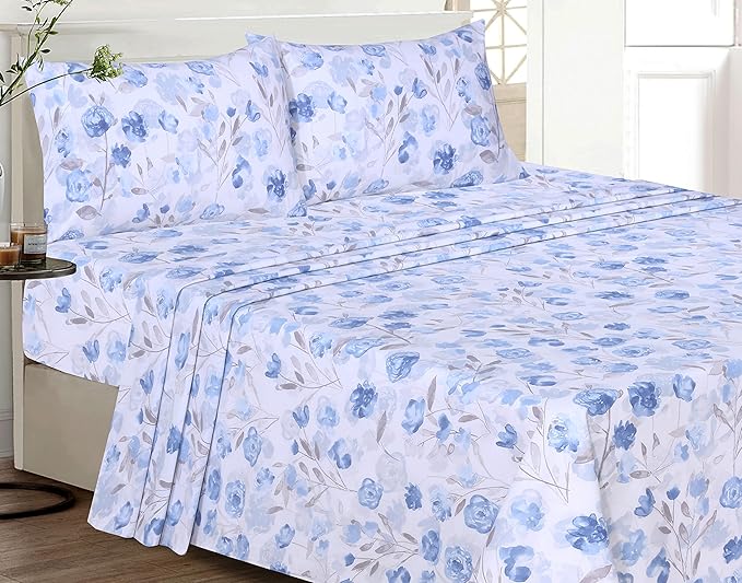 RUVANTI 100% Cotton Sheets – King Size Percale Bedding, Cooling & Breathable - Image 5