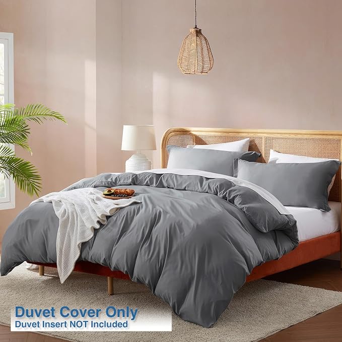 Nestl Grey Duvet Cover Full Size - Image 2