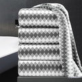 4 Piece Bath Towel Set Oversized Bath Sheet 35"x70" Bathroom Towel Extra Large by MAGGEA