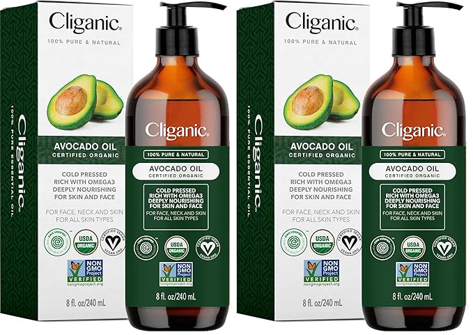 Cliganic Organic Avocado Oil, 100% Pure by Cliganic