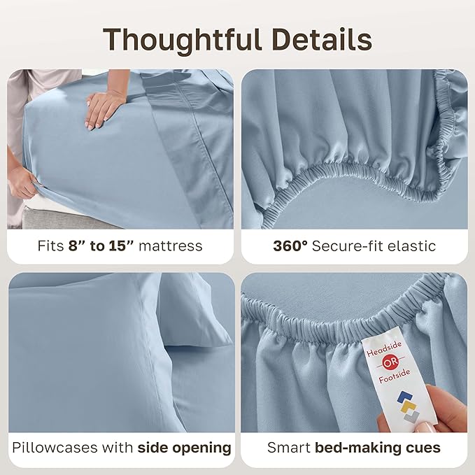 California Design Den Split King Sheet Set - Image 5