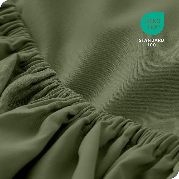 Bare Home 2-Pack Fitted Bottom Sheets Short Queen - Image 6