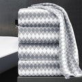 Bath Towel Set Gray 4Pack-35x70 Towel, 600GSM Ultra Soft Microfibers Bathroom by MAGGEA