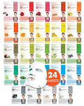 DERMAL 24 Combo Pack Made in Korea Facial Mask – 20+ Years of K-Beauty by DERMAL