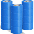 12 Rolls Blue Painters Tape Bulk 3 inch x 60 Yards, Total 720 Yd, Painters Masking Tape No Residue Wall Painting Tape Artist Tape Trim Edge Finishing Tape for Wall Painting Decoration DIY Supplies