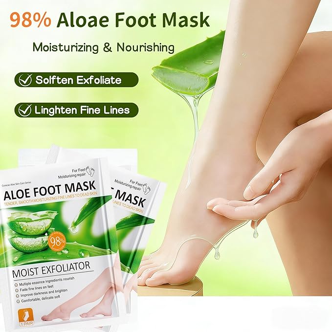 Aloe Vera Hand & Foot Mask Set - Image 4