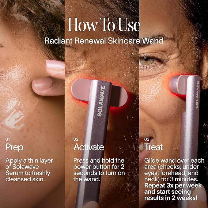 Solawave 4-in-1 Red Light Therapy Wand - Image 5