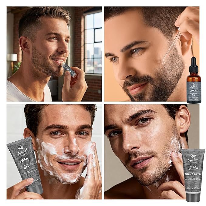 21 Pcs Bath & Body Care Set for Men, Father's Day Gifts for Dad, Home Spa Self - Image 3