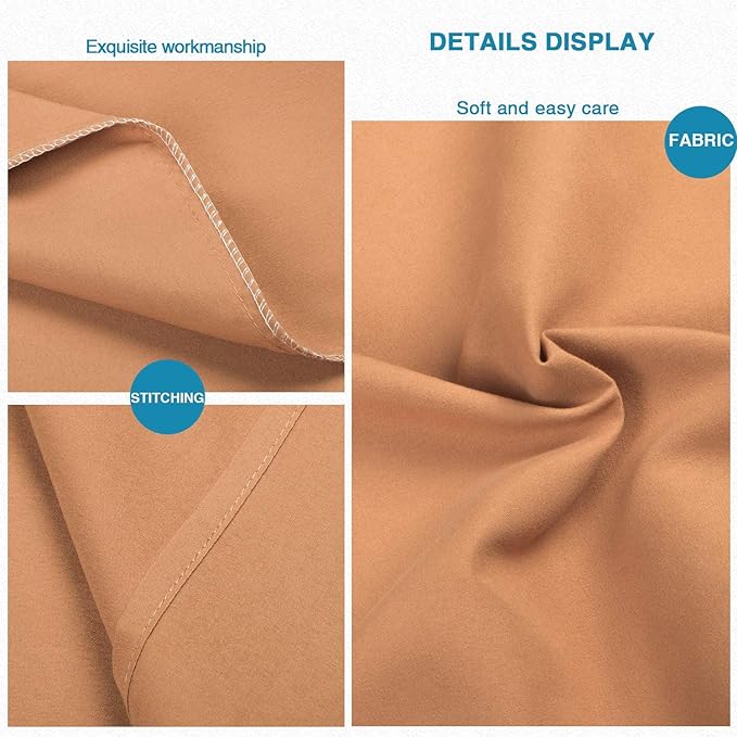 FLXXIE Pillow Cases Queen, Soft Microfiber Pillow Covers - Image 3