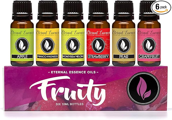 Eternal Essence Oils Fruity Set of 6 Premium Fragrance Oils by EternalEssenceOils