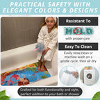 Mermaid Bath Mat - Bath Grips for Tub Kids - Anti Slip Bath Mat for Kids - Bath Mat for Baby - Bath Mat for Toddler - Tub Mat for Baby - Bathtub Safety for Toddlers - Bathtub Mat Kids (Bath Mermaid)