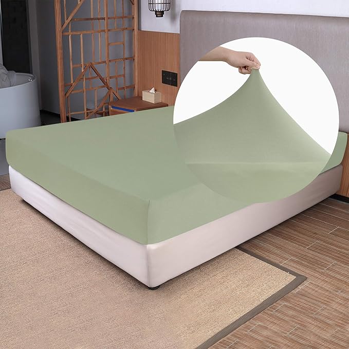 Soft Stretch Twin Fitted Sheet Only by NYHOME
