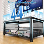 OPNICE Computer Monitor Stand Riser, Desk Organizer with Drawer, Laptop Stand, Office Desk Accessories & Workspace Desktop Organizers Storage for Office Supplies(Pink)