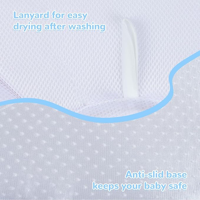 Premium Baby Bath Pad with Butterfly Flower - Image 7