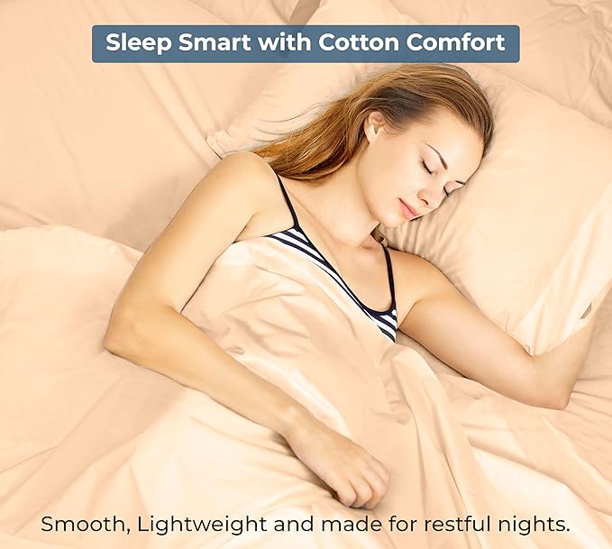 Royale Linen 100% Organic Cotton California King Flat Sheet Only - Image 9