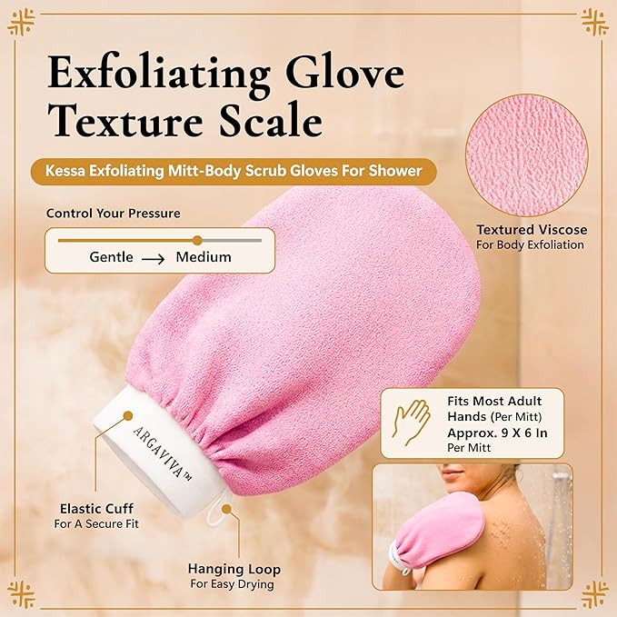 Moroccan Exfoliating Glove for Shower - Image 5